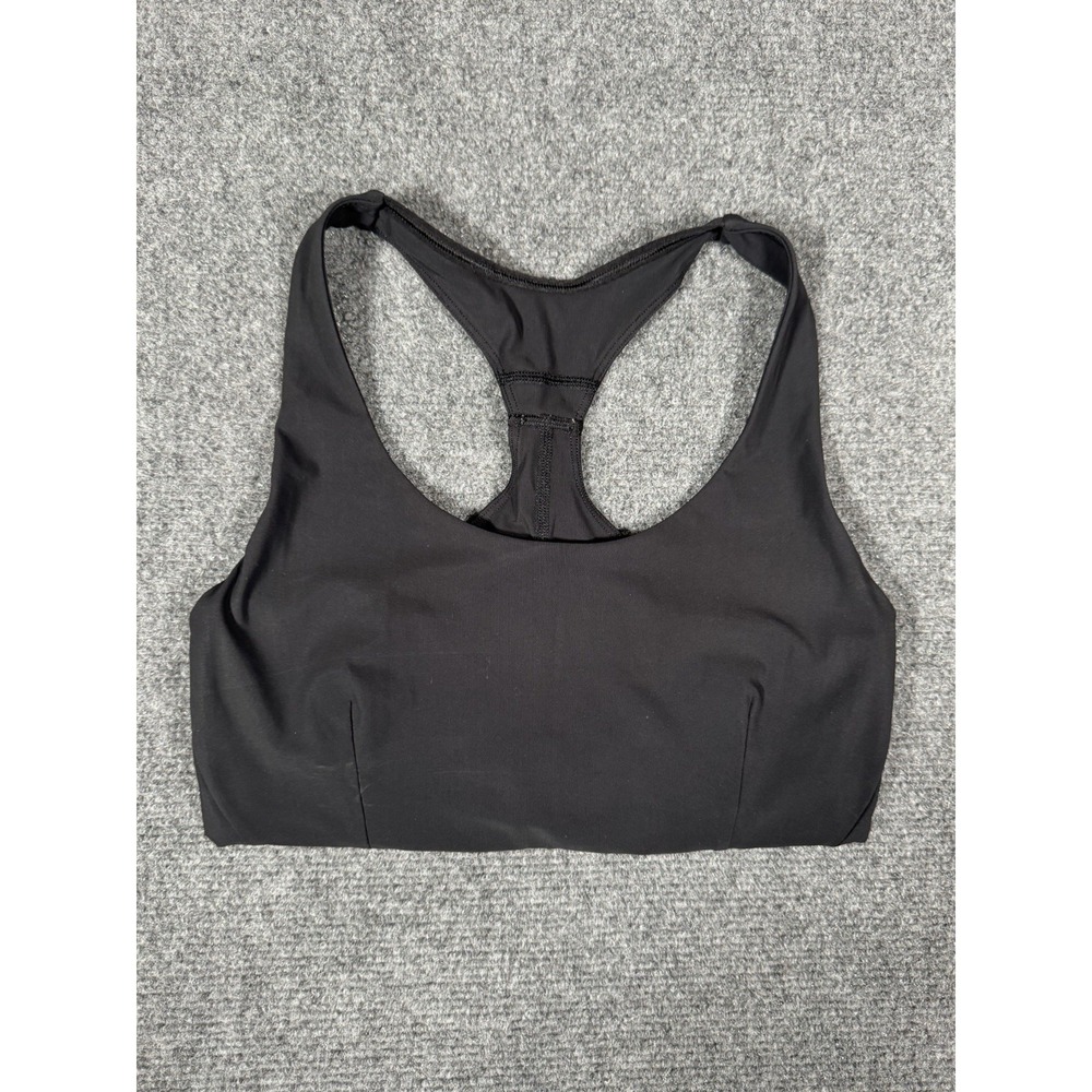 Lululemon Strong Identity Bra Womens 4 B/C Cup Black Yoga Gym Training EUC‎